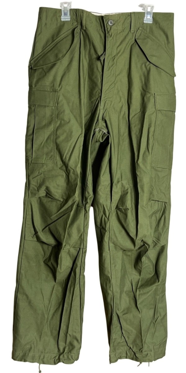 NOS US Military Cold Weather Trousers 1974 M65 OG 107 Cargo