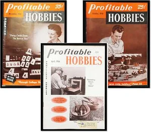 3 issues 'Profitable Hobby Magazine' Articles How To Get Rich Adverts Crafts - Imagen 1 de 7