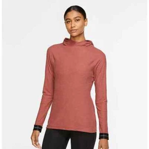 Nike Damen Pro Icon Clash warmes langärmeliges Kapuzenoberteil mittlerer Pullover - Bild 1 von 7