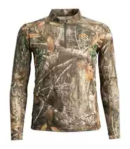 SCENTLOK FEATHERWIGHT 1/4 ZIP SHIRT - RT EDGE - LARGE - E.07.03.C.03 - Picture 1 of 4
