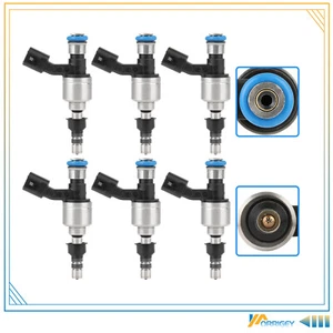 6 Fuel Injectors For Cadillac CTS ATS CT6 Chevrolet Camaro 2016-2018 3.6L - Picture 1 of 8