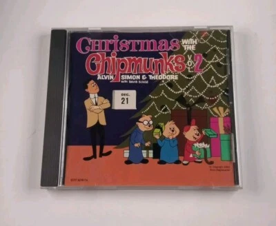 Christmas with the Chipmunks Volume 2 by The Chipmunks (CD) 1987 TESTED - Image 1 of 4