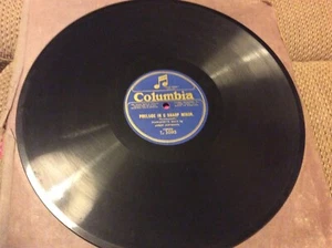 78rpm Josef Hofmann Piano CHOPIN & RACHMANINOFF COLUMBIA L1092 RARE - Picture 1 of 6