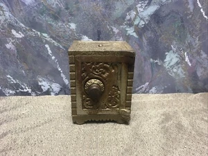 Cast Iron Metal Kenton  Brand  Savings Coin Combination Safe Works 3” #dd - Picture 1 of 12