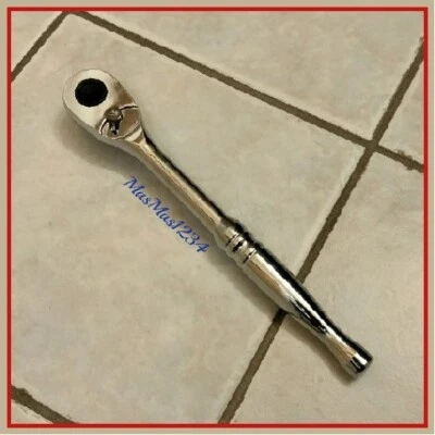 Husky 3/8" Drive Teardrop Ratchet - Full Polish 72 Tooth - Fast Shipping NEW - Image 1 of 2