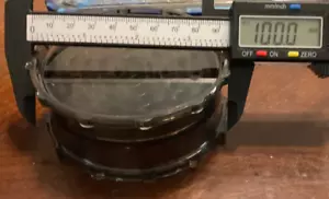 Jumbo Macina Erbe 100mm/4 Pollici Acrilico 2pz Fumo - Foto 1 di 3