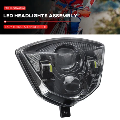 LED Headlights Headlamp Assembly For HUSQVARNA FE 250/350/450/501 TE 125/250/300 - Image 1 of 4