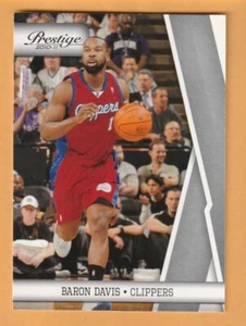 Baron Davis Los Angeles Clippers 2010-11 Prestige #45 UCLA Bruins 13L - Imagen 1 de 2