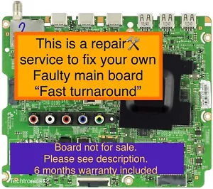 Servicio de reparación"" placa base Samsung UN65H7150AFXZA BN94-08192M BN94-07345E H7150 - Imagen 1 de 1