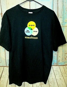 Erwachsene Neuheit Venn Diagramme Herren Large schwarz T-Shirt Nerd Geek genial - Bild 1 von 4