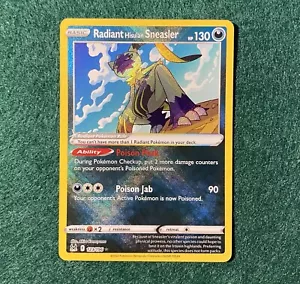 Pokémon TCG Radiant Hisuian Sneasler Sword & Shield - Lost Origin 123/196 FOIL - Picture 1 of 2