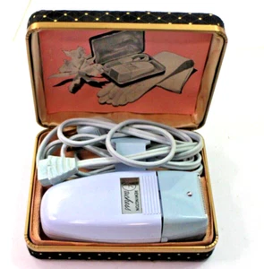 Remington Duchess Electric Shaver Baby Blue Mint case w Manual Warranty More1955 - Picture 1 of 6