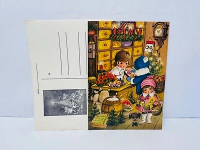 Vintage Paper Advent Christmas Calendar w/ Envelope Made in West Germany BIN H2 - Image 1 of 4