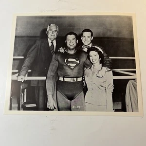 Superman George Reeves 8x10 Photo Print Adventures of Superman Cast Vintage! - Foto 1 di 2