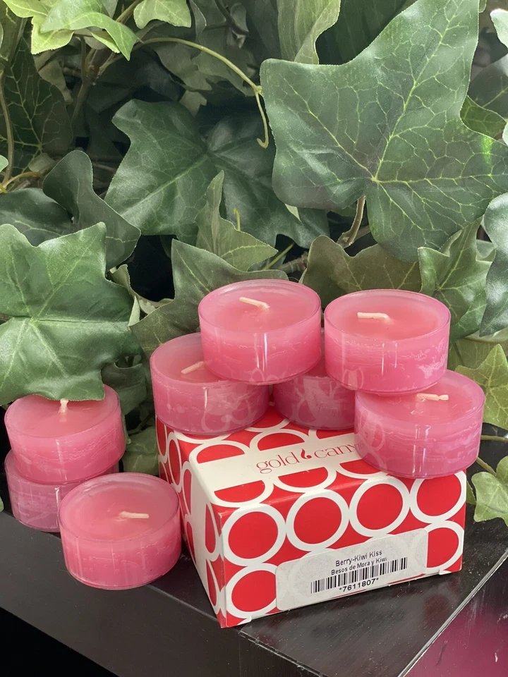 ~8~ Berry-Kiwi Kiss GOLD CANYON CANDLES .5 OZ TEA LIGHTS FRAGRANCE SCENTS RARE * - Image 1 of 1