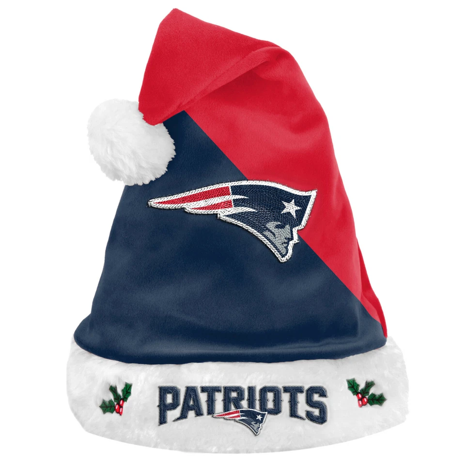 NFL New England Patriots Santa Claus Hat Mütze 2020 Weihnachtsmann Christmas