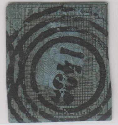 Germany Prussia Sc. 4 King Frederick William IV 185 Used Possibe Reprint - Image 1 of 2