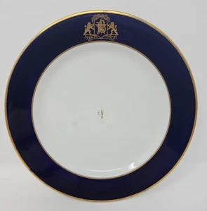 Plato de pan y mantequilla Baker Hotel 5,5" siracusa China vintage dorado y azul marino - Imagen 1 de 7