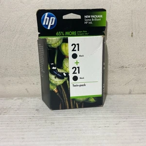Genuine hp C9508FN (21) Black Twin- Pack Expired: 05/2012 - Picture 1 of 4