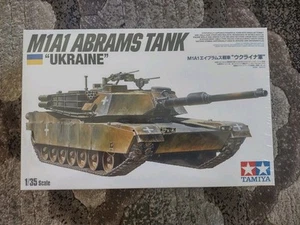 Tamiya 1/35 M1A1 Abrams Tank Ukraine! Sealed! - Picture 1 of 2