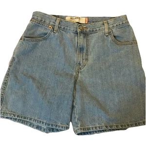 Levis Jeansshorts Damen 10 blau Denim 550 Relaxed Y2K 2006 Taschen Zip Fly - Bild 1 von 13