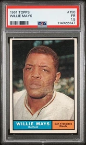 1961 Topps Willie Mays #150 - PSA 1.5 - San Francisco Giants - Bild 1 von 2