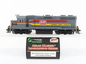 HO Scale Atlas Master 9164 SCL/L&N Family Lines EMD GP38 Early Diesel No# w/ DCC - Picture 1 of 14