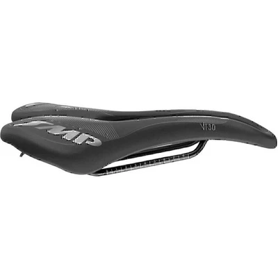 Sillín de bicicleta Selle SMP Vt30-Gel con riel de carbono negro mate, asiento de bicicleta de 155 mm Foto 1 de 4