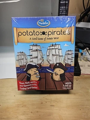New Potato Pirates A Card Game of Potato War Thinkfun Age 7+ Sealed - Image 1 of 2