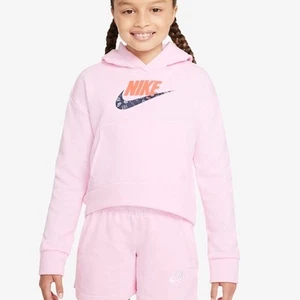 Nike Girls Club Fleece Hoodie Size L - Picture 1 of 11