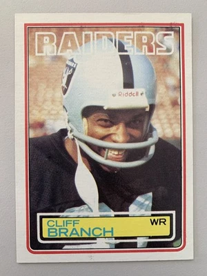 1983 Topps - #297 Cliff Branch Oakland Raiders NRMT+ FREE SHIPPING! - Image 1 of 3
