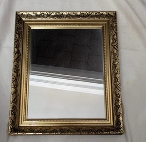 Wood Frame Bathroom Wall Decor, Mirror Unique - Picture 1 of 5