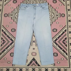 Pantalones de mezclilla vintage años 80 LEVIS 540 calce relajado lavado claro 40x29 dobladillo HECHOS EN EE. UU. C19-39 - Imagen 1 de 7
