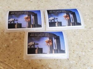 WORLD TRADE CENTER Twin Towers NYC September 11th 9/11 Stickers lot THREE 