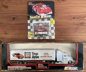 1:64 Die Cast Transporter and Matching Race Car NASCAR Phillips #66 Cale - Picture 1 of 7