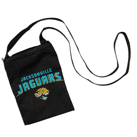 Jacksonville Jaguars 6.25" x "8.5 Adult NFL Game Day Pouch Bag Purse Team Color Cover