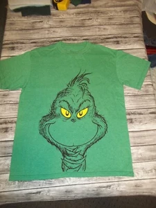 NWT Grinch Child T-shirt Green XL 14 - 16 - Picture 1 of 6