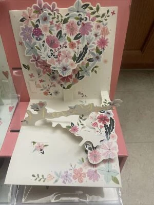 Happy Mother's Day Hearts for Mom3D Treasures Pop-Up Greeting Card Up With Paper - Image 1 of 4