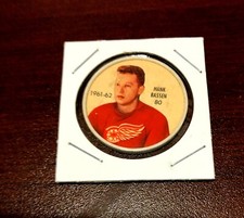 1961-62  Shirriff Salada Coin #80 Hank Bassen Detroit Red Wings