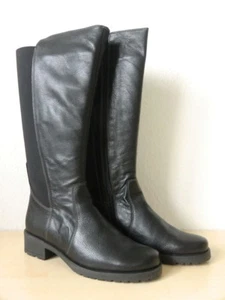 Softwaves Damen Reiterstiefel Schwarz / Lederstiefel / Stiefel – 256/129/01 - Bild 1 von 5