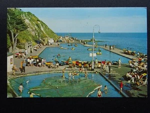 Isle of Wight VENTNOR The Island Paddling Pool & Boating Pool & c1970s Postcard - Picture 1 of 2