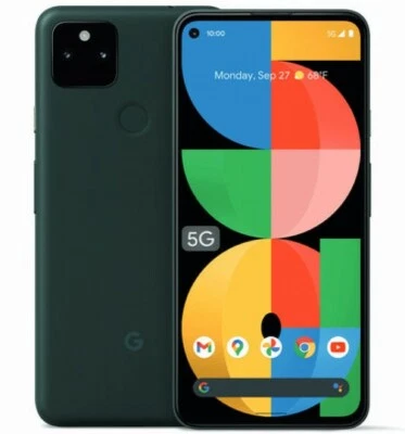 Original New Google Pixel 5a 6.34" 6/128GB Octa-core 5G Android SmartPhone Black - Image 1 of 2