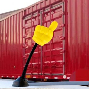 Universal You Finger Car Antenna Aerial Ball EVA Topper Truck SUV Pen De'ca - Picture 1 of 10