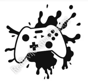 2x Xbox Pad Splattered Aufkleber Sticker - Bild 1 von 24