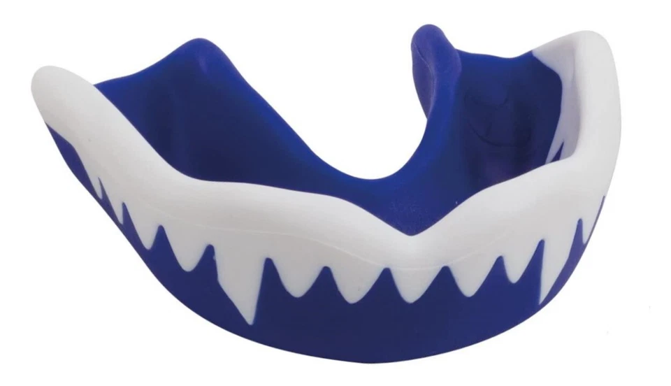 Gilbert Viper Kinder Mundschutz Zahnschutz Gebissschutz Vampire Design blauweiß