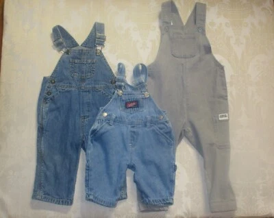 Lote de 3 monos vintage GAP Old Navy H&M bebé niño recién nacido a talla 2 Foto 1 de 4