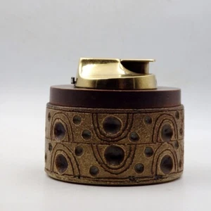 JERSEY POTTERY 1970s Moon Crater CIGARETTE LIGHTER - Picture 1 of 6