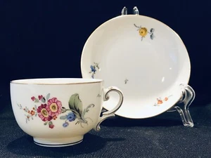 Hochst Hand Painted Porcelain Floral Cup and Saucer #8 New - Picture 1 of 11