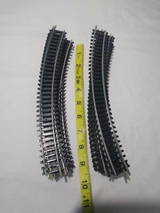 Lot (19) x Vintage Curved Bachman HO Train Track - Picture 1 of 8