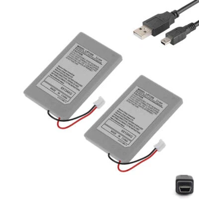 2x Batteria per Controller Sony PS3 SIXAXIS DualShock 3 1800mAH LIP1859 LIP1472 - Immagine 1 di 4
